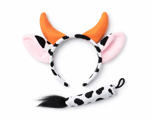 Cow Headband and Tail