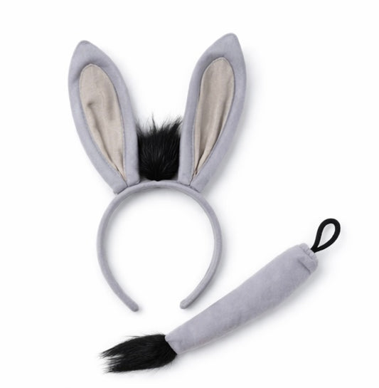 Donkey Headband and Tail